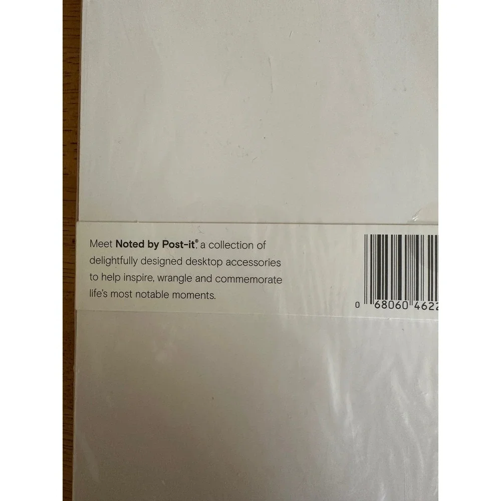 Noted by Post-it Perpetual Calendar Planner Dots Cream 9.5x12 30 Sheets 3M NEW